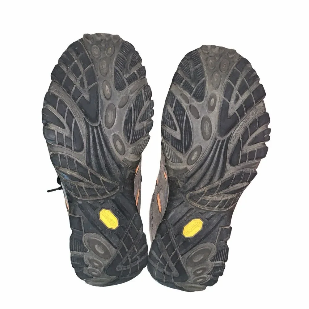 Merrell Mens Hiking Shoes Boots 9 Moab 3 Beluga Waterproof Dry Select Vibram - Picture 4 of 7